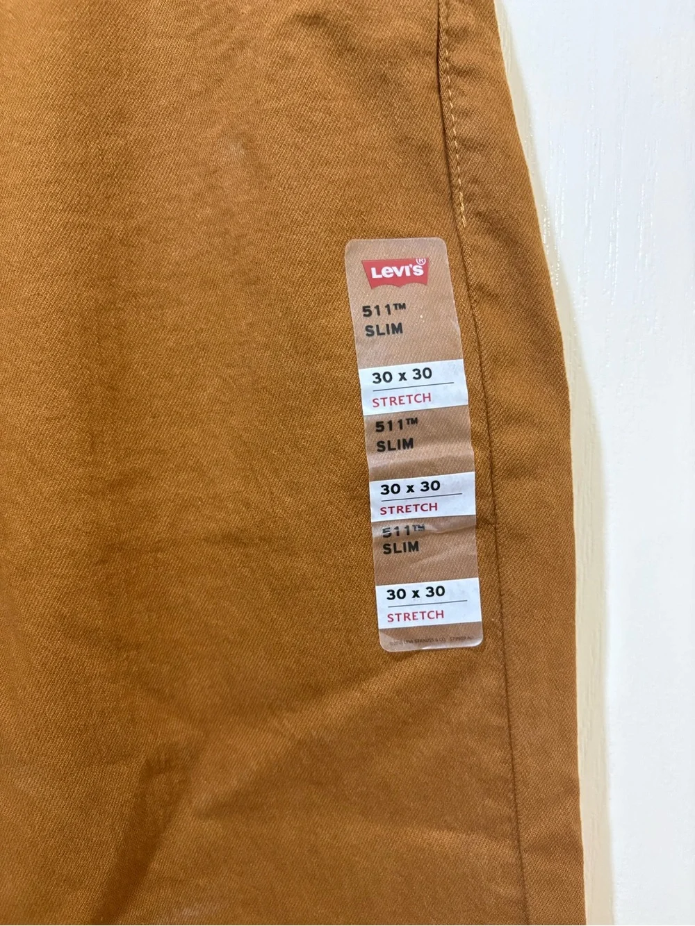 Levi's Men's 511 Slim Jeans in Caramel Brown